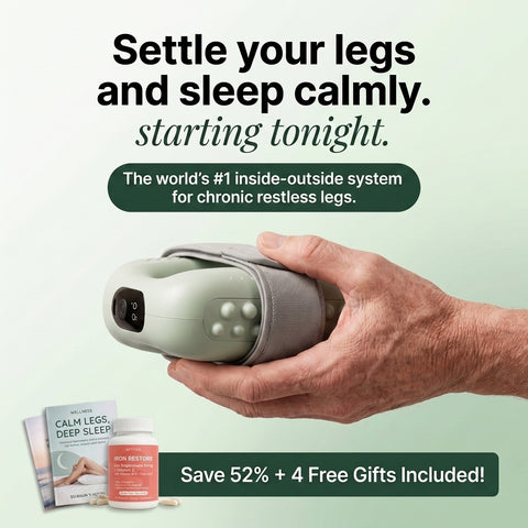 Settleg™ Restless Legs Vibration Wearable Device for Sleep