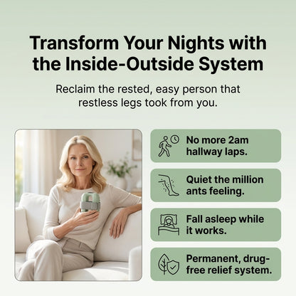 Settleg™ Restless Legs Vibration Wearable Device for Sleep