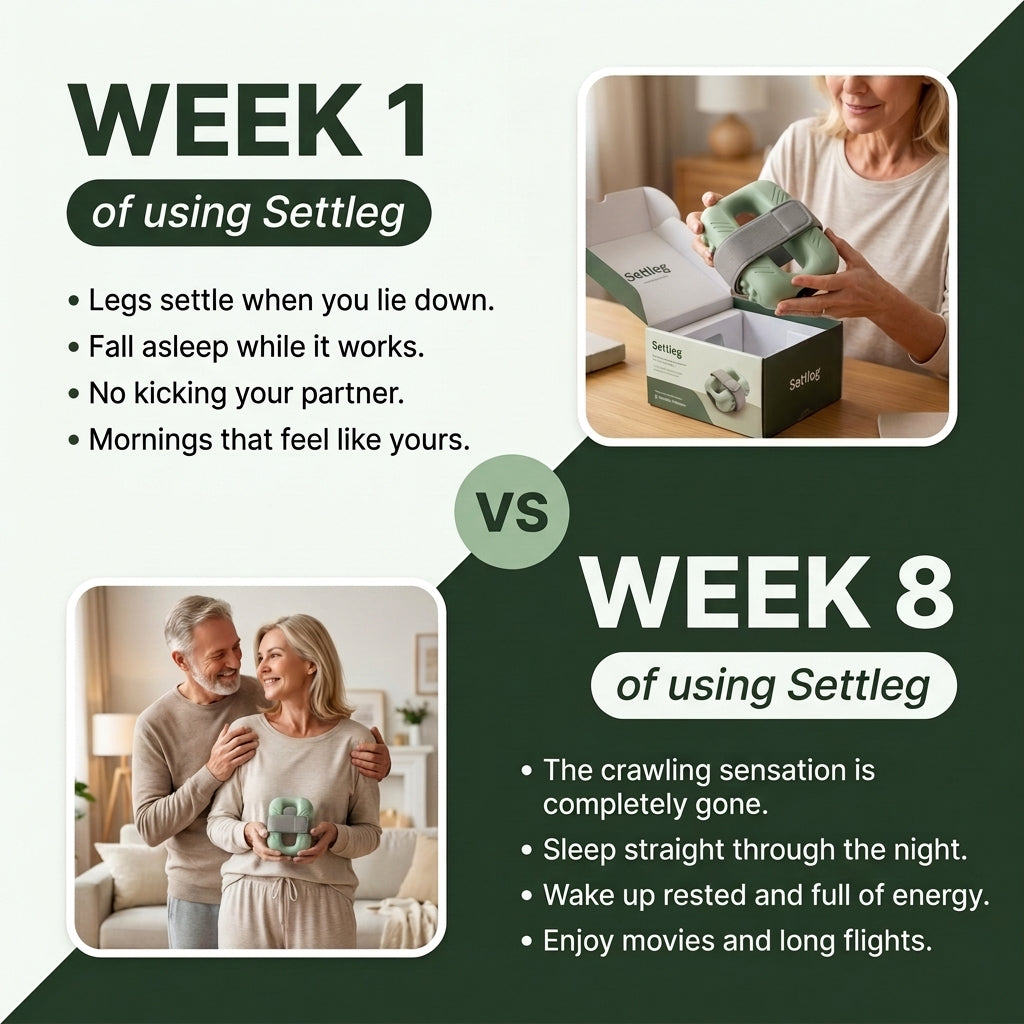 Settleg™ Restless Legs Vibration Wearable Device for Sleep
