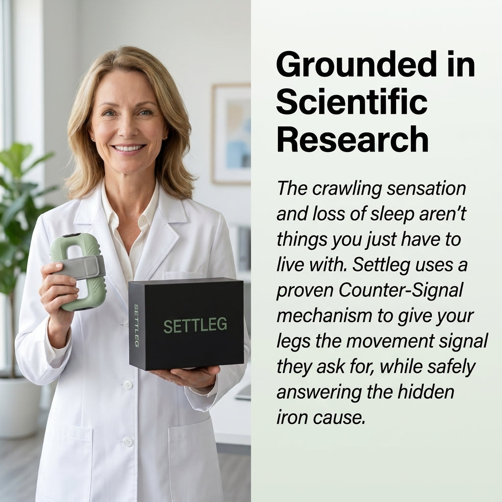 Settleg™ Restless Legs Vibration Wearable Device for Sleep